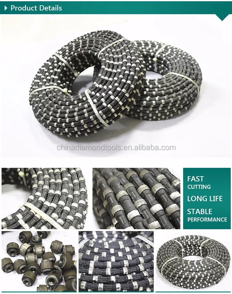 Quality Diamond wire saw for stone/concrete cutting machine