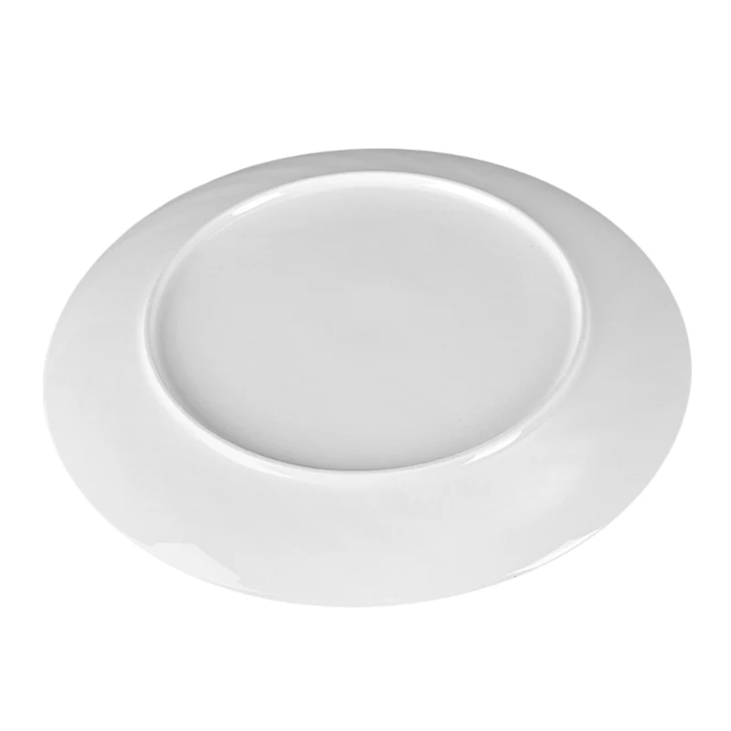 China Hotsale Restaurant Round Pure Plain White Dinner Plate, Appetizer Platter, Dish And Plates$