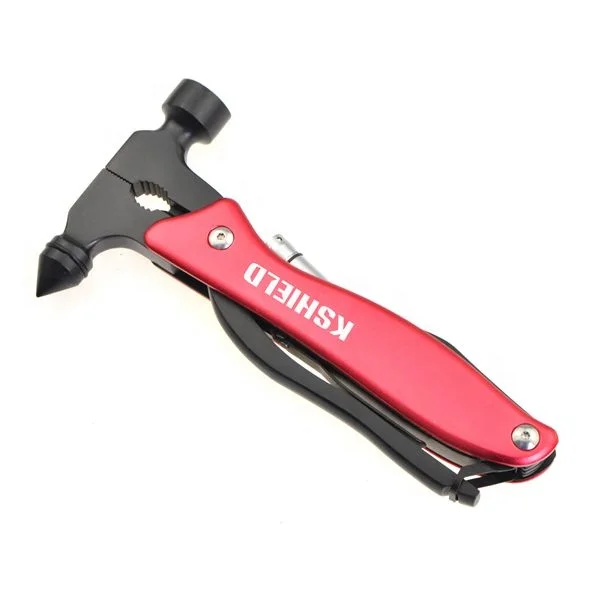 
New emergency Multi purposes functional tools Hammer with glass breaker Safety Hammer 