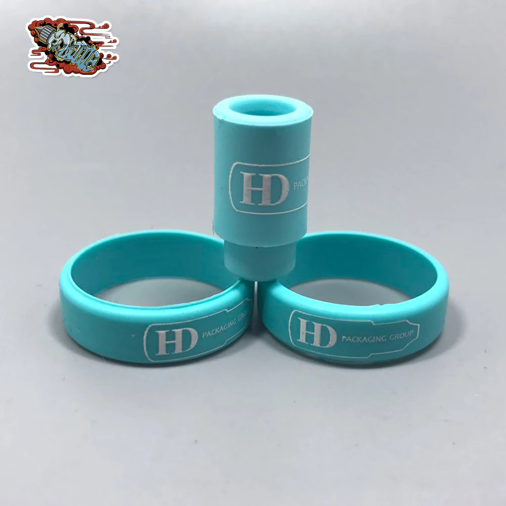 Горячая коробка мод силиконовый ремешок пользовательские силиконовые ленты силиконовые кольца на заказ