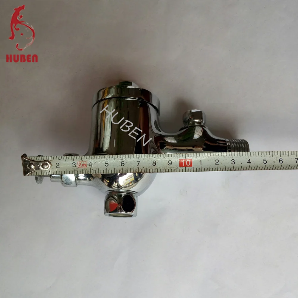 
Chrome finish urinal button type flush valve 