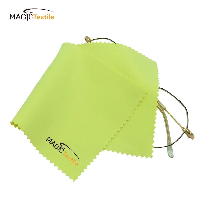 Custom logo printed microfiber personalized for eyeglasses glass sunglasses wiping cleaning cloth