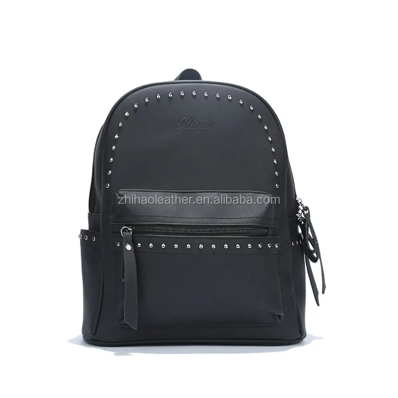 Famous  brand PU leather backpack for teenage women mochila wholesale factory price online shopping usa sac a dos