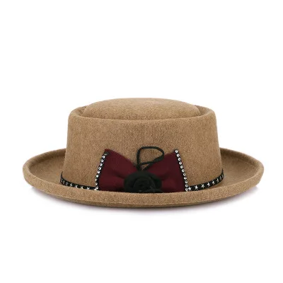  beautiful fringed pearl retro formal hat
