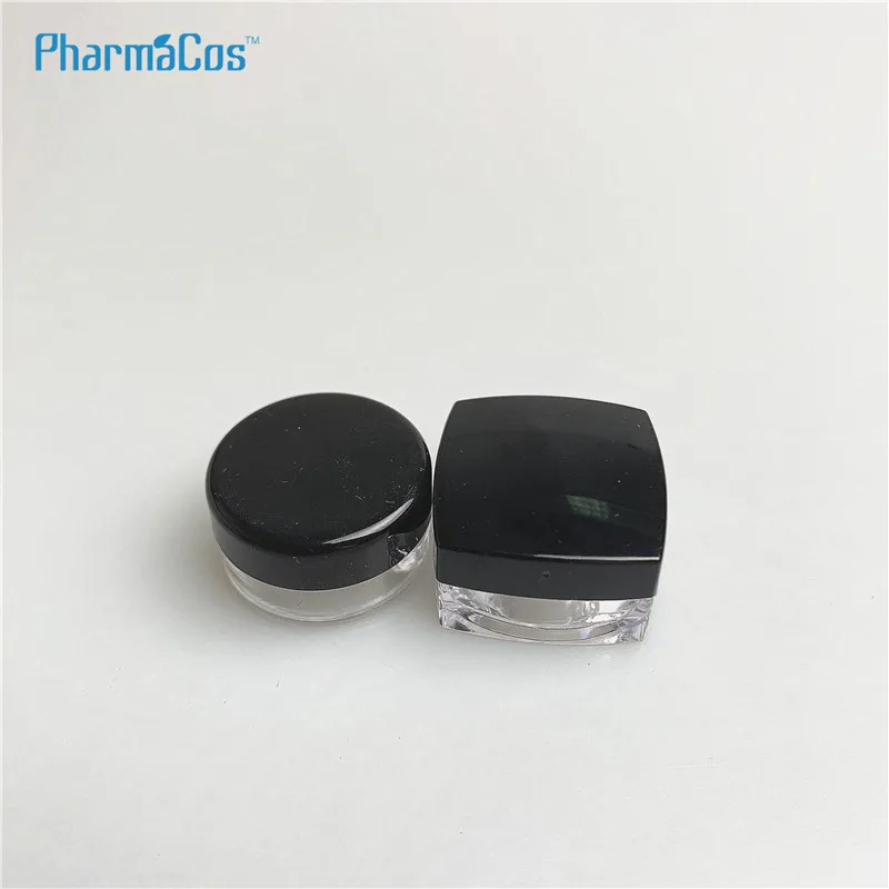 10g  luxury cosmetic jars and bottles plastic body cream jars cosmetic container