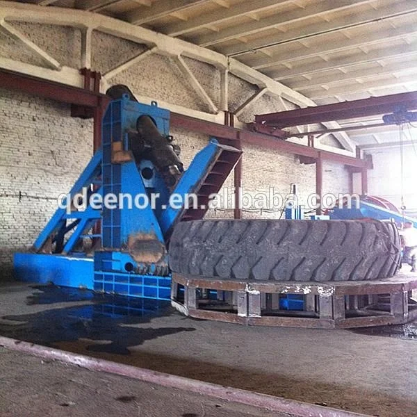 Hydraulic Rubber Cutting Machine / Automatic Tyre Cutter