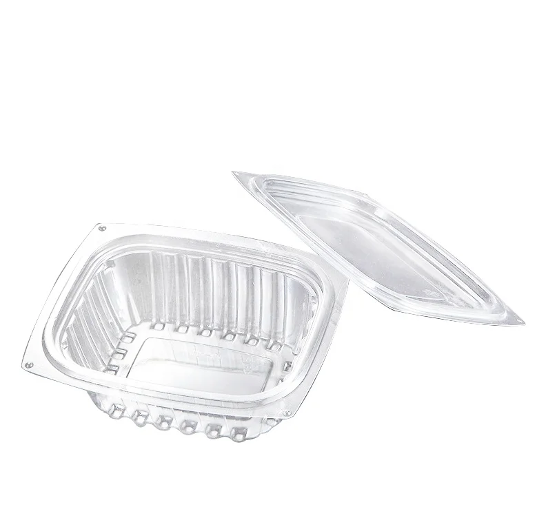 Easy Green Transparent Plastic Dry Fruit Container Packaging Disposable Vegetable Boxes With Lid