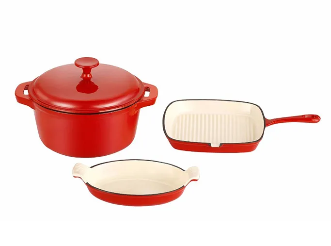 German enamel cast iron cookware