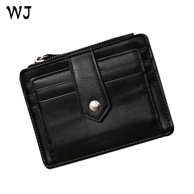 High quality pu leather designer mens i clip wallet durable stylish wallet for chain use free customize OEM service