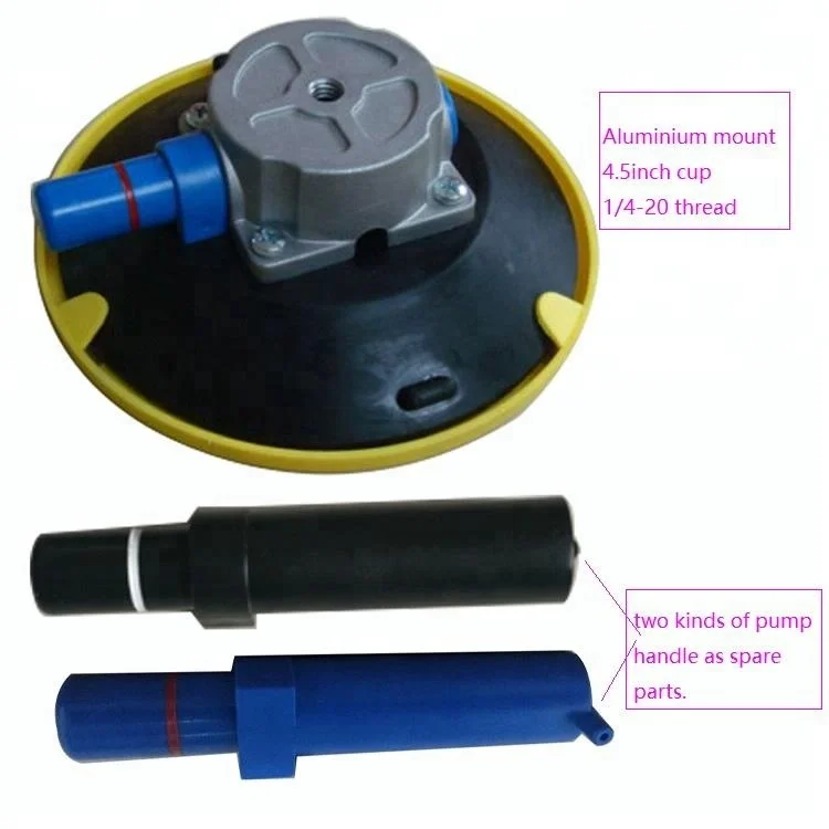 4.5inch 1/4-20 thread rubber sucker glass suction holder suction cup product