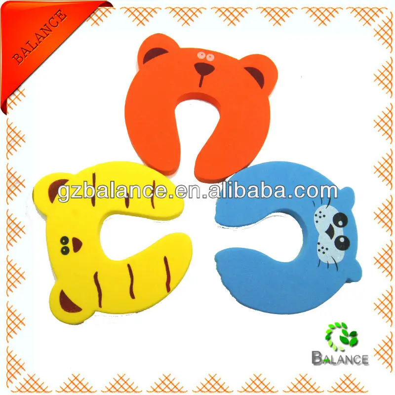 Baby safety finger pinch guard door stopper rubber door stop