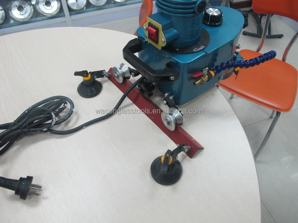 Manual hand portable multifunctional glass edge grinding and polishing machine,portable glass edge grinder