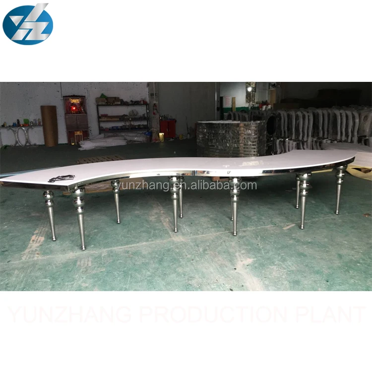 Round Dining table Variable shape for event and wedding hotel