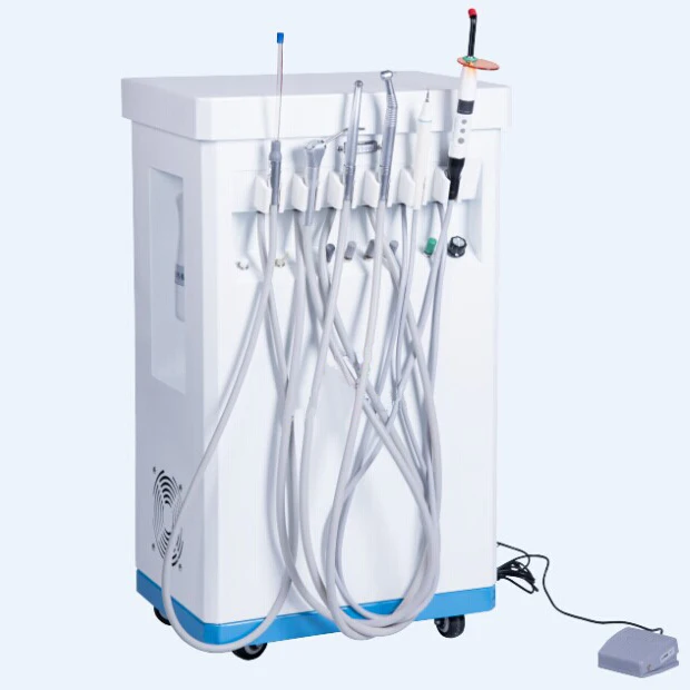 Portable Dental Cabinet unit with Compressor