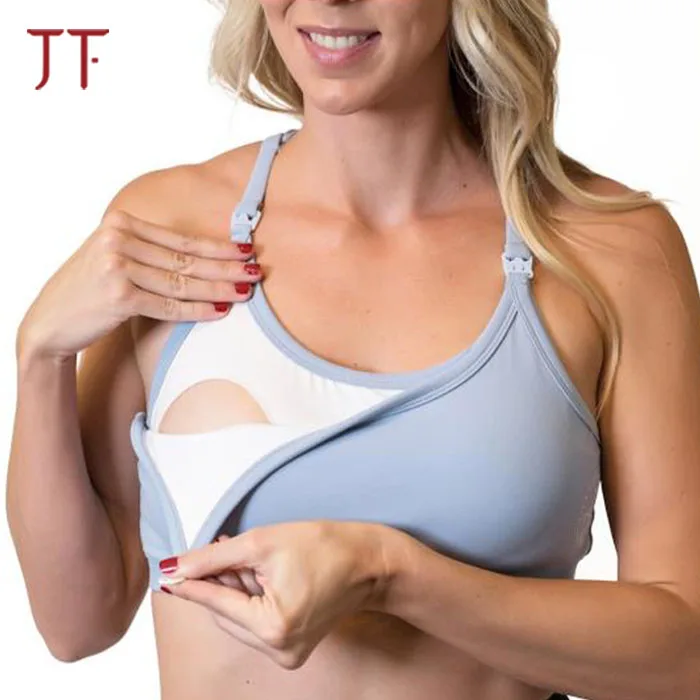 
High quality mommy workout Nursing clothes breastfeeding sports tops 