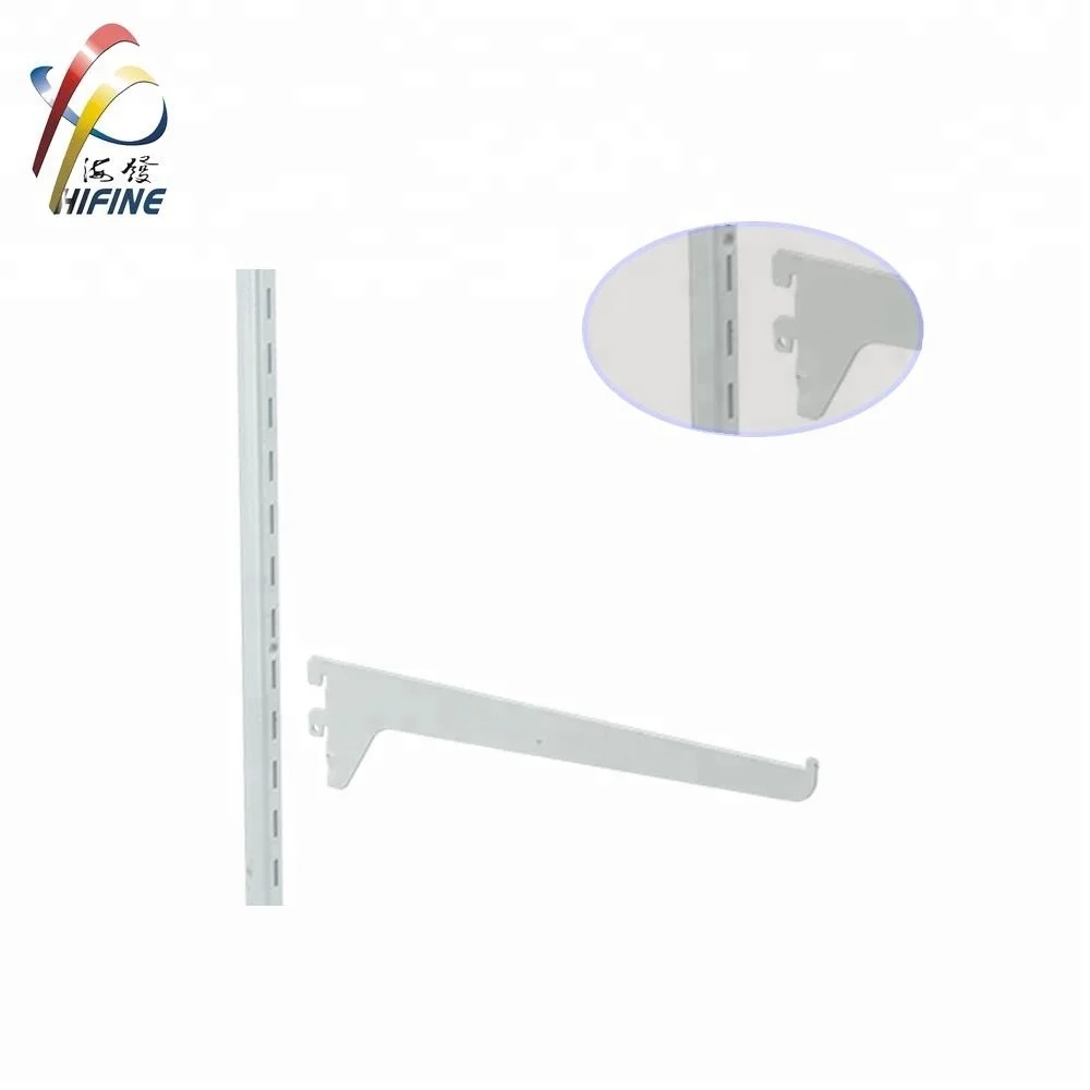 shelf bracket for single wall rail US type