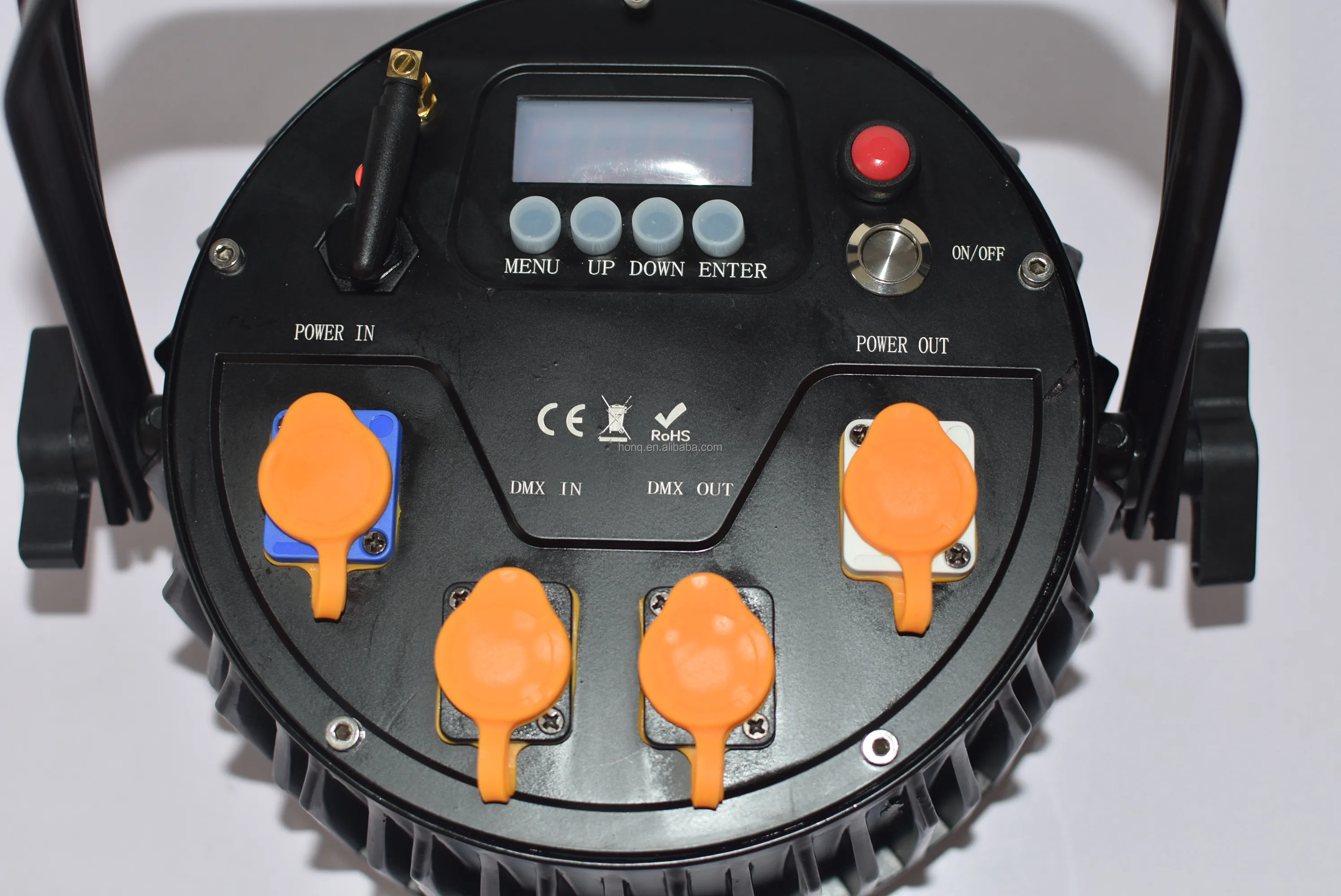 Factory price Wireless dmx slim 12*18W RGBWAUV 6in1 9led Waterproof Battery Powered Led Par