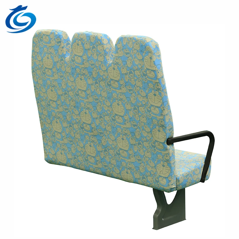 JiuLong LT School bus Seat 3+2 Siamese School with Pattern Auto vip business coach bus seat