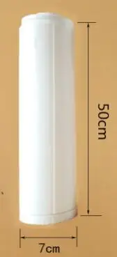 Пустый пополняемый картридж для канистры из смолы/GAC/Carbon Water фильтра, 2,5 дюйма х 10 дюймов или 2,5 дюйма х 20 дюймов