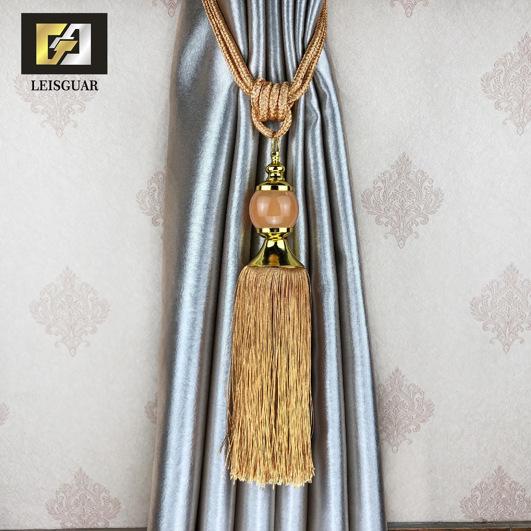 Classic Design Curtain Tassel Crystal Hanging Ball Hot Sale Curtain Tassels Decorative Tie Back Curtain Tieback