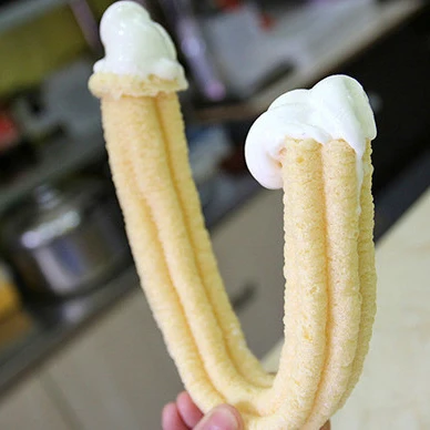 Puffed corn stick machine corn rod snack making extruder stainless steel