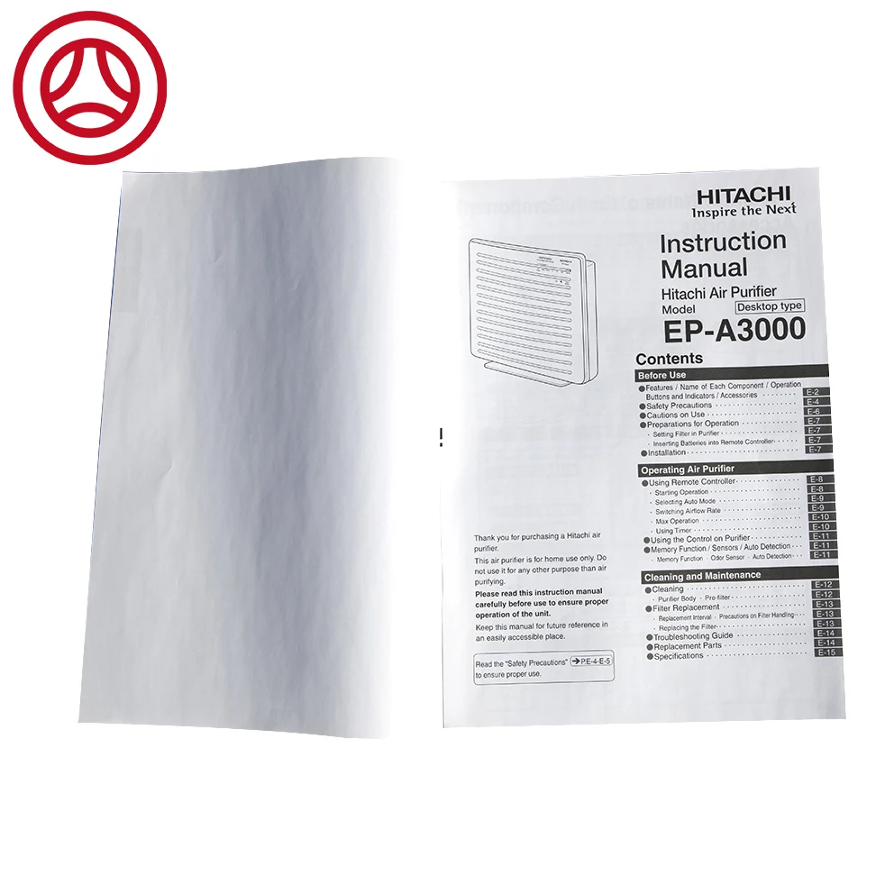 Catalog Design Soft Cover Art Paper Perfect Binding Catalogue Printing Cheap Products Instruction User Manual