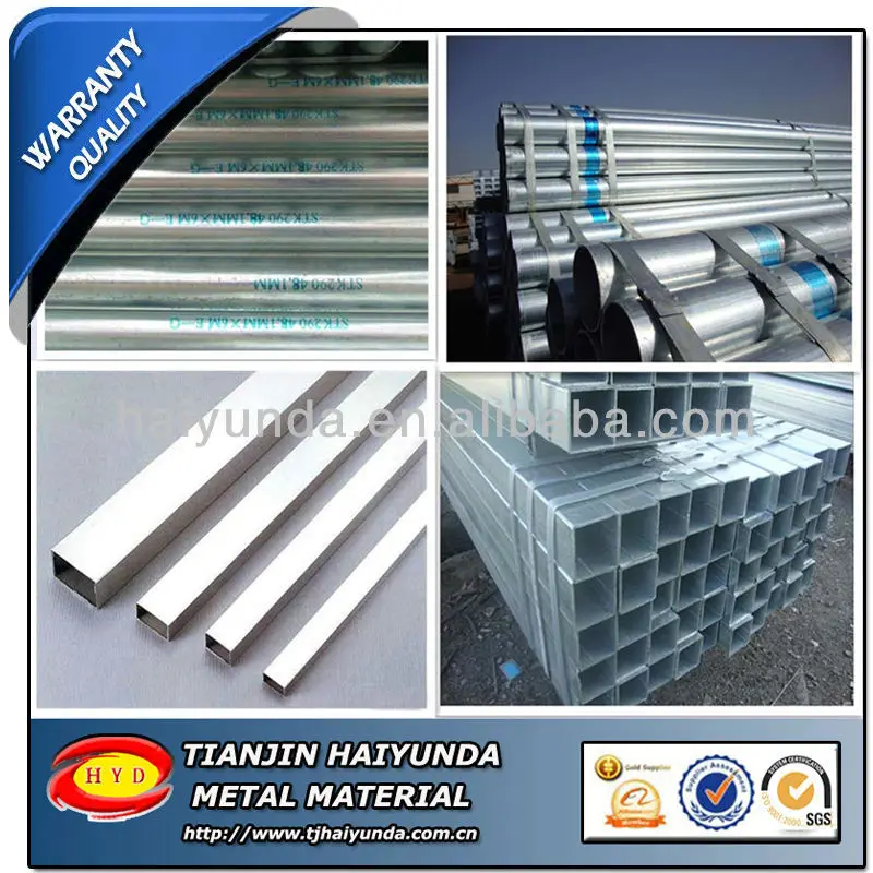 ASTM A53 оцинкованная стальная труба, черная стальная труба