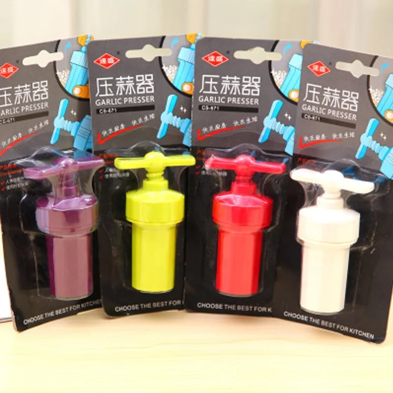 Wholesale Garlic Manual Press Crusher Kitchen Gadget Plastic Garlic Press