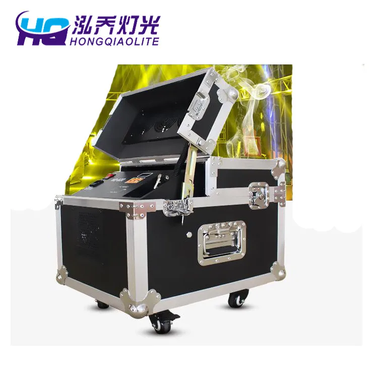 stage equipment 600w haze machine dual hazer machine double fog machine DMX512 with flight case