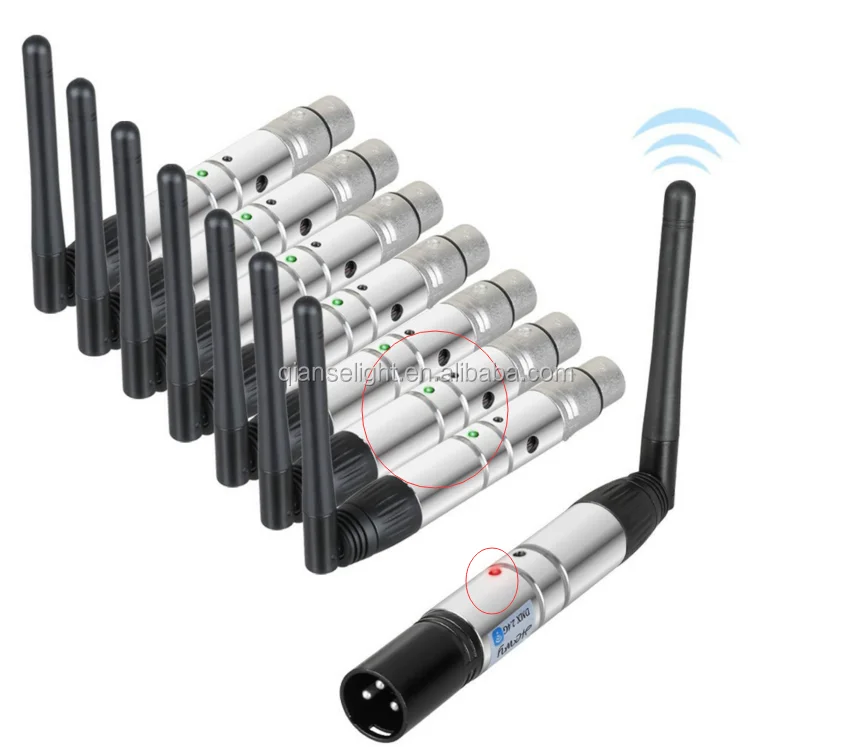 DMX Wireless transmitter &receiver for stage lighting