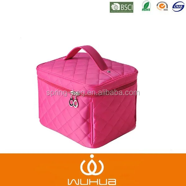 large capacity portable Women Zipper cosmetic bags