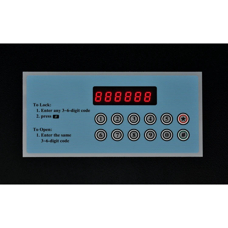 top open uchida safe box magnetic security box cash deposit box