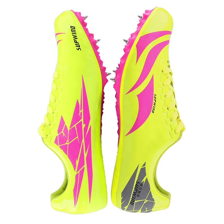 
Track and field stainless steel nail sports spikes with microfiber upper 