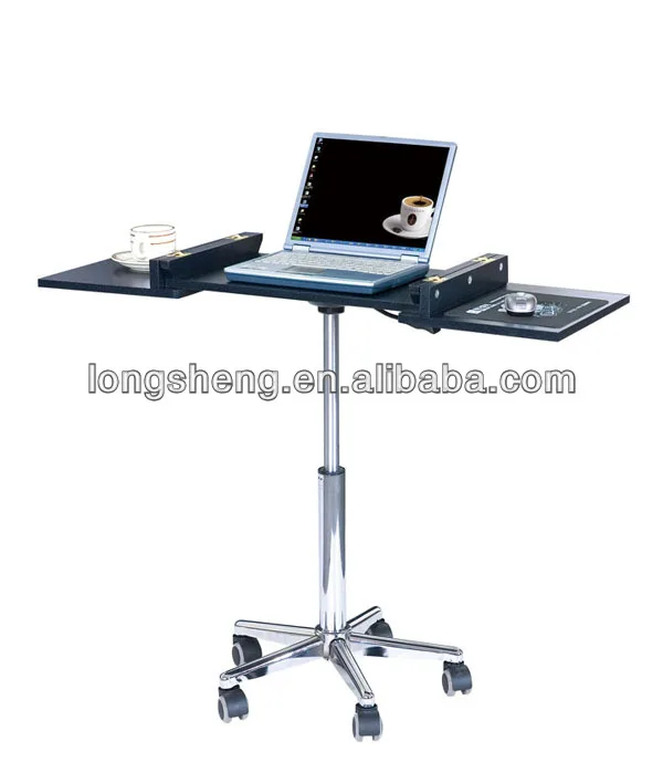 
movable Laptop Table Computer Desk with metal leg and cylinder 