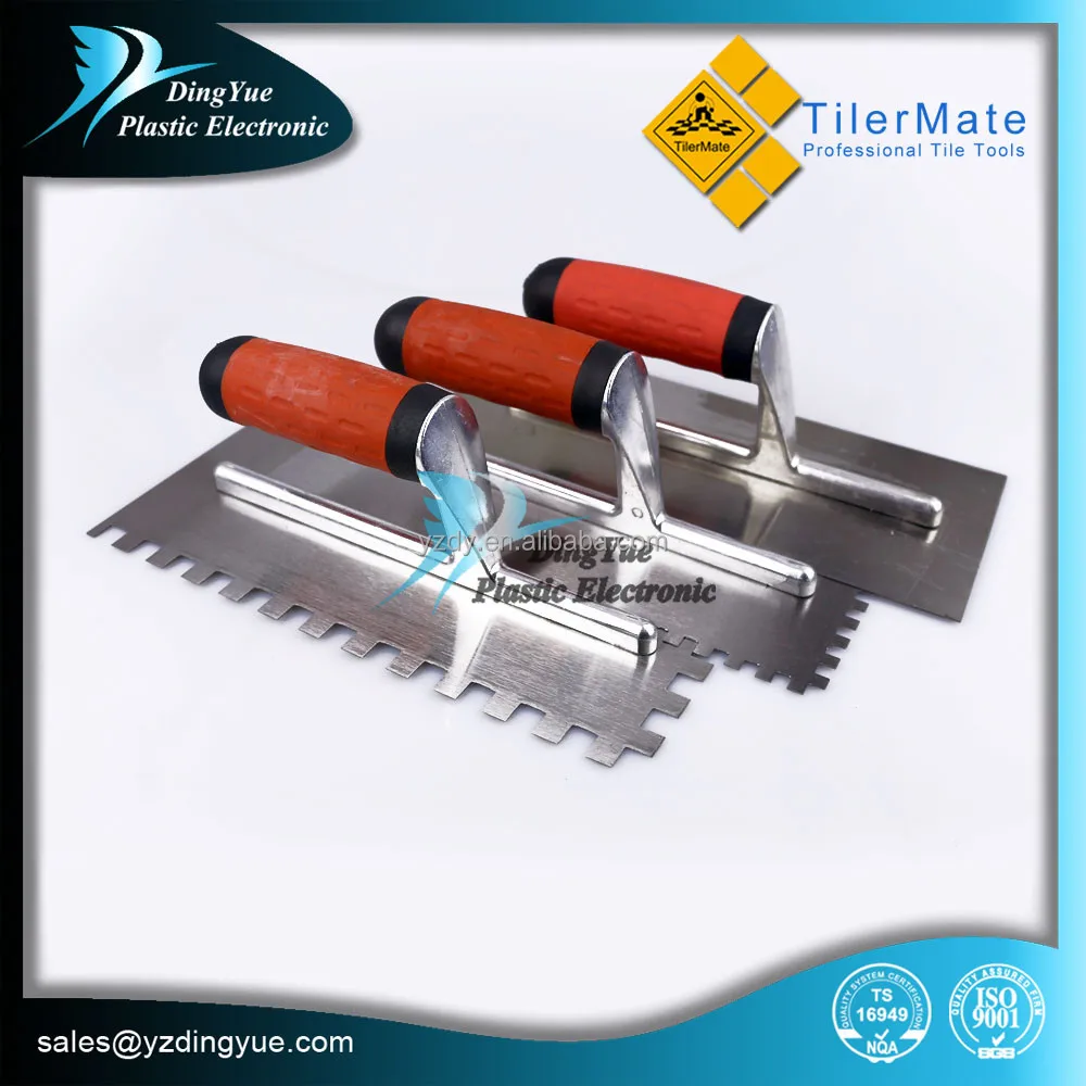 Concrete plastering float trowel, bricklayer trowel set