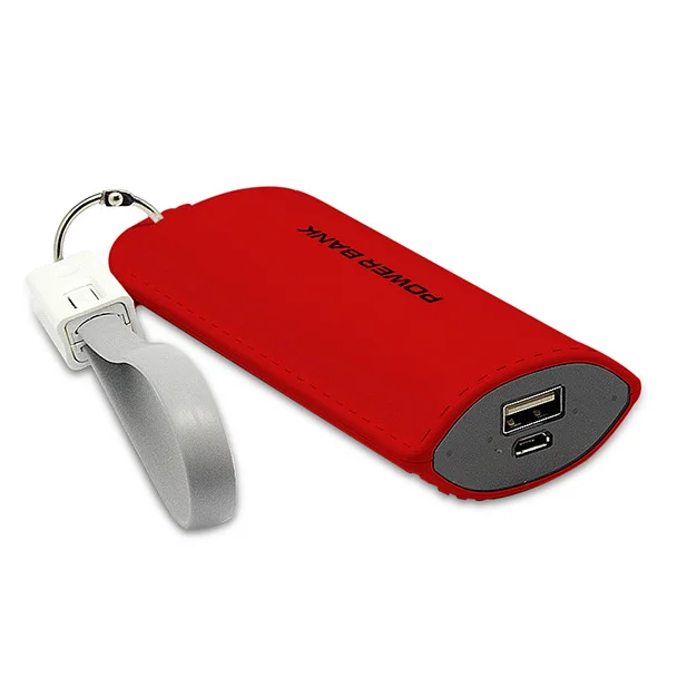 
Keychain Rechargeable Power Bank For Iphone Android 5200mAh 
