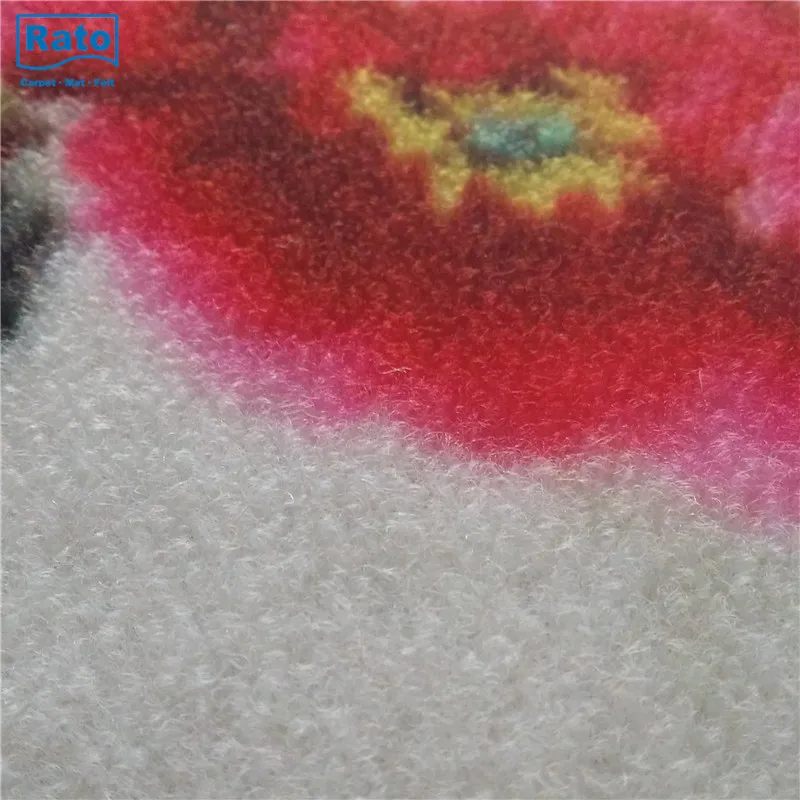 new design waterproof 3d printed carpet floor mat