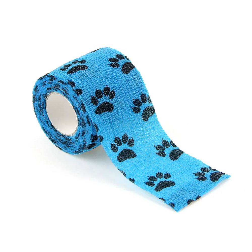 AUPCON  Horse care products medical colored non woven elastic adherent hoof leg  cohesive horse bandage for animal