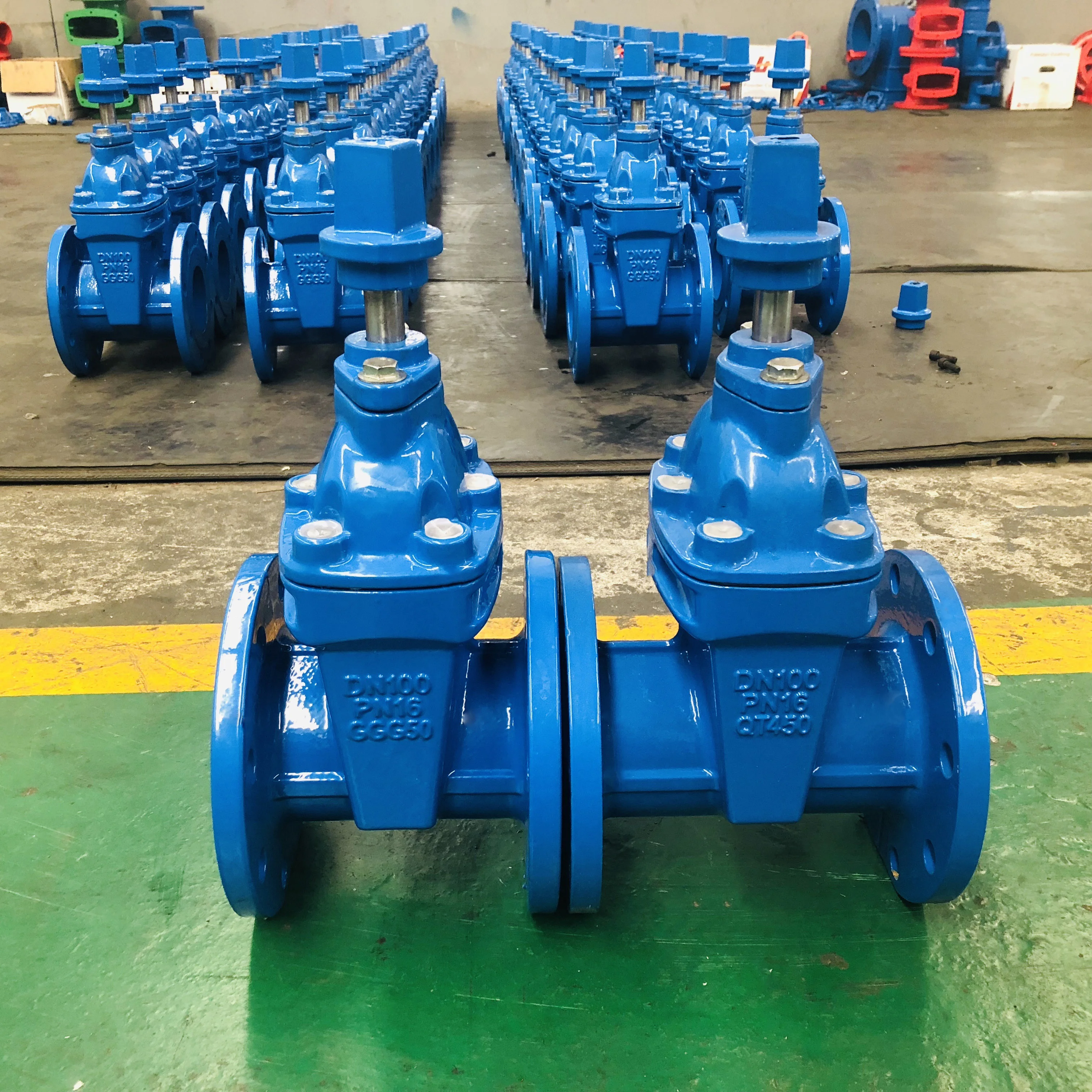 Underground Square Head Flange Sluice Gate Valve