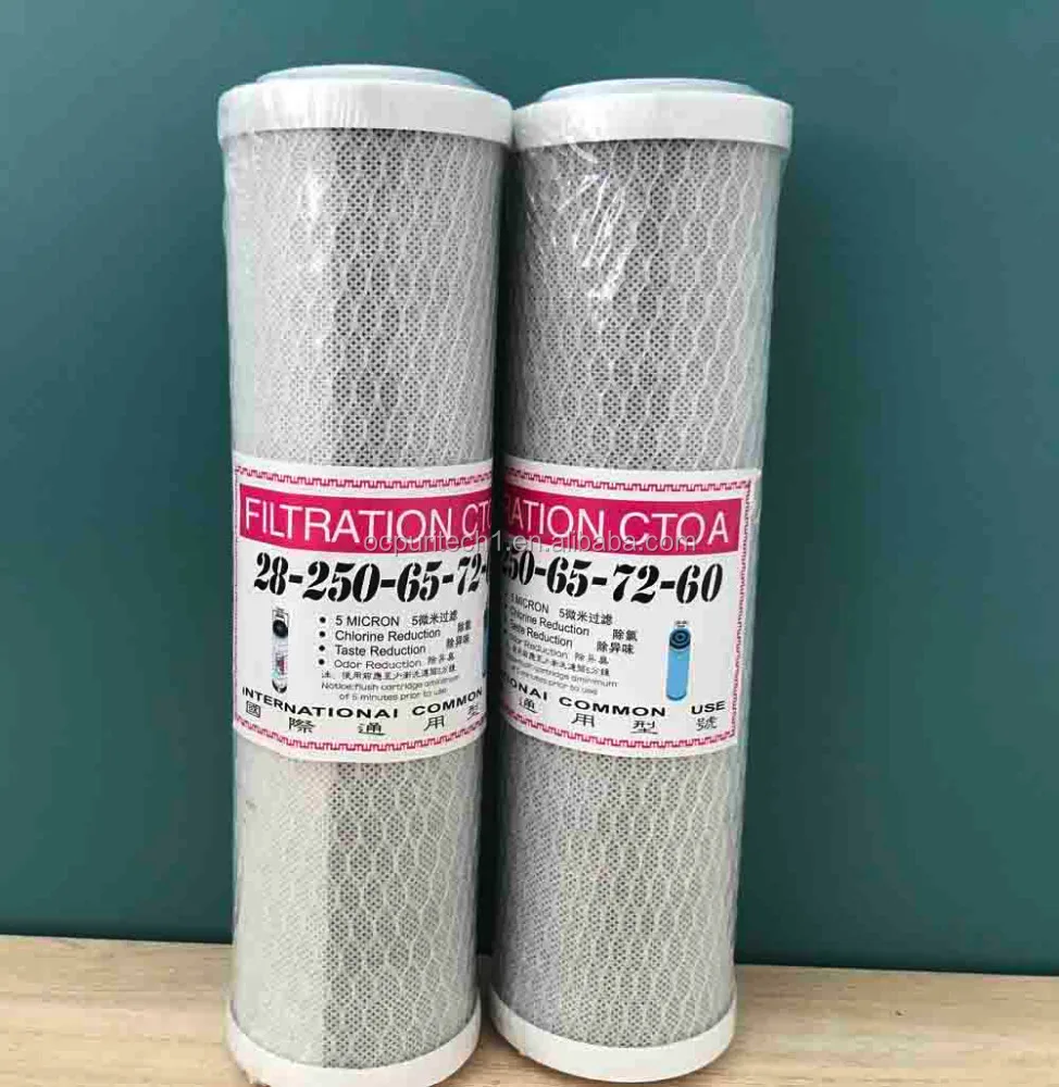 Activated Carbon Pure Water Filter Cartridge CTO