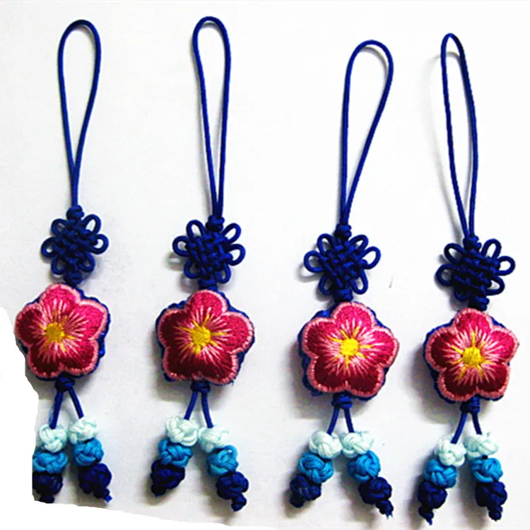 traditional lovely Handmade Colorful Chinese Knot tassel hanging for key and car decoration