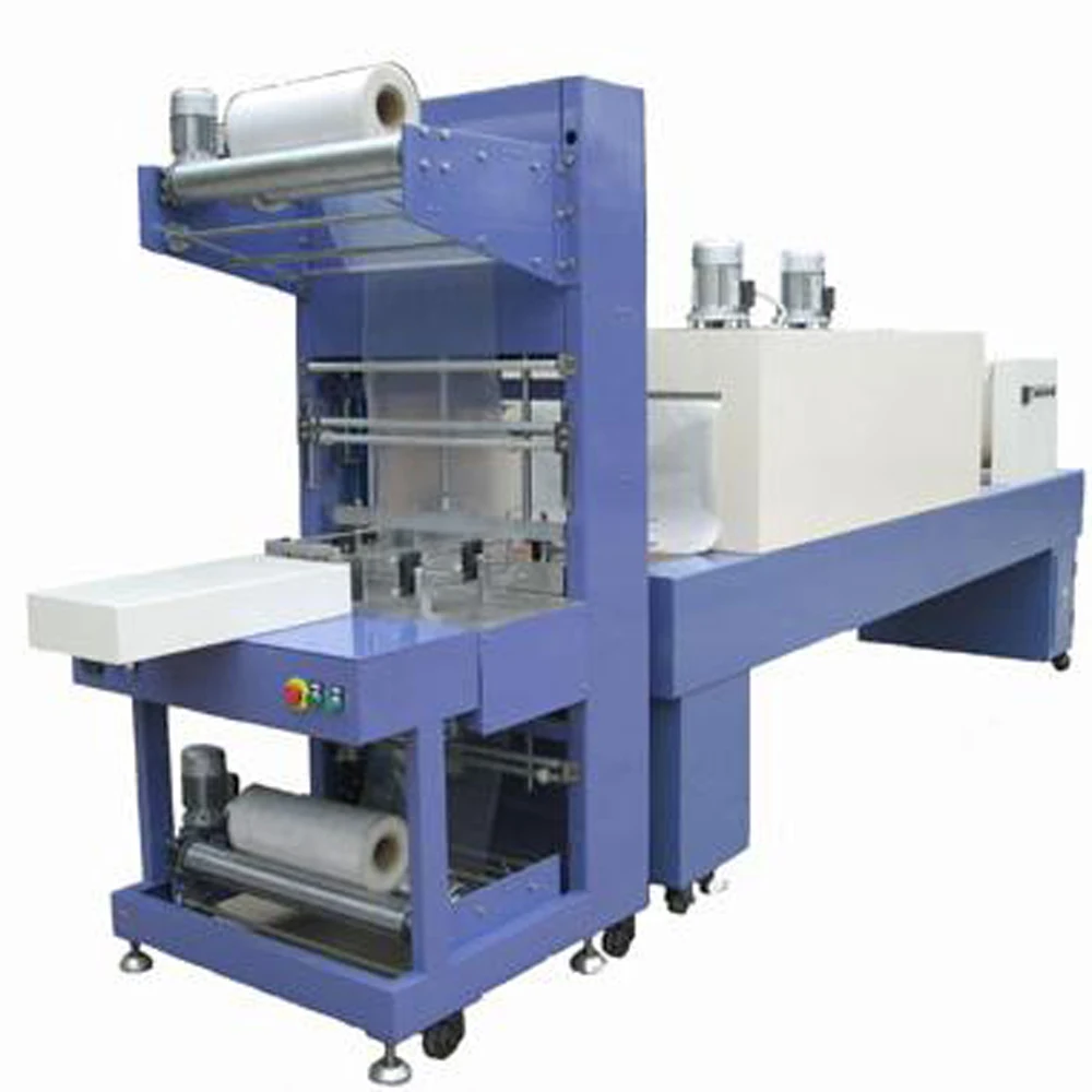 
 Низкая цена, полуавтоматическая термоусадочная упаковочная машина для бутылок из ПЭТ с полиэтиленовой пленкой  