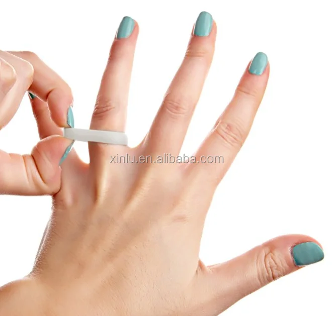Fashionable design silicone wedding ring for women
