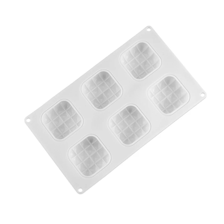 6 continuous bread silicone mould for  cake baking products