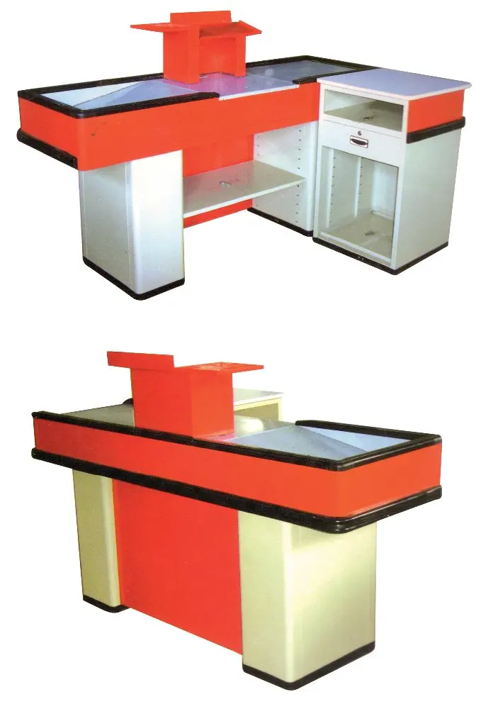 Кассовый столик из нержавеющей стали для супермаркета, розничного магазина, кассы