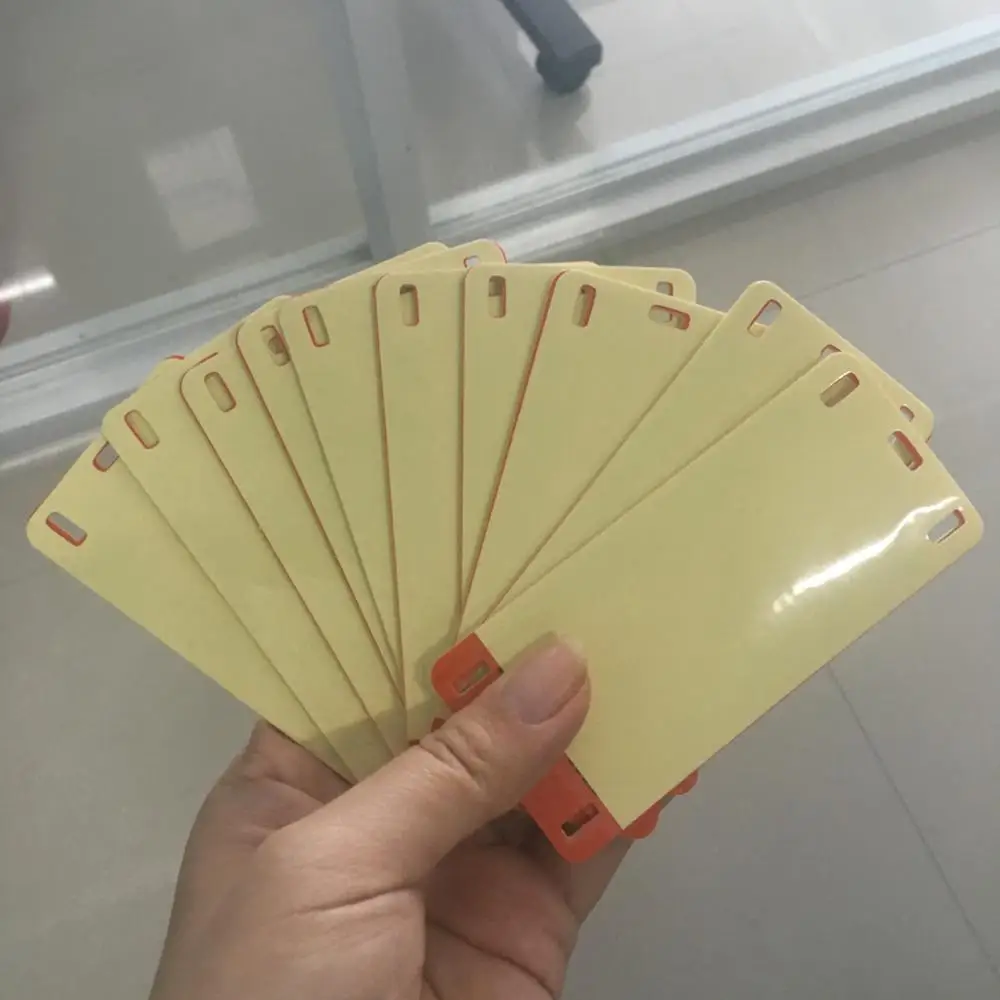 
Self Laminating Fiber Optic Plastic ABS Cable Tie Tag label 