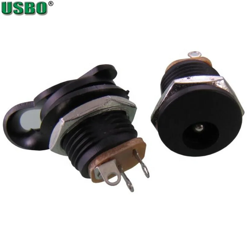 Высокое качество 3 булавки 2 1 мм для монтажа в панель водонепроницаемый разъем питания постоянного