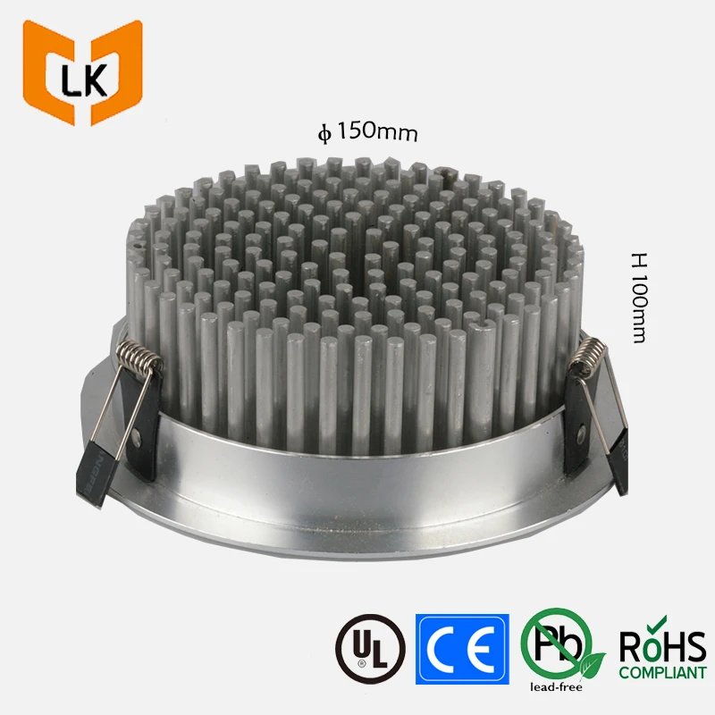 Китай круглого pin-fin cxb3590 радиатор для led жилья свет