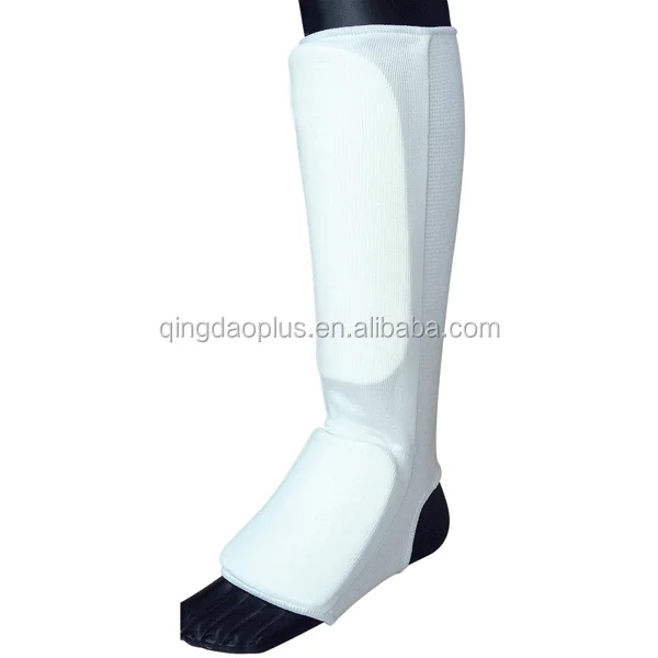 Taekwondo karate shin guard with instep