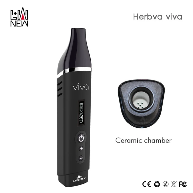 
Airis Herbva Viva dry herb vaporiser Hottest slim dry herb pen no-conbustion vaporizer heat not burn kit 